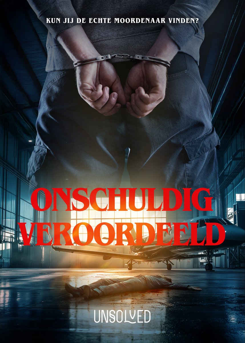 Unsolved: Onschuldig Veroordeeld | Coöperatief Moordraadsel - Escape Room voor thuis (1-8 spelers, leeftijd 15 +)